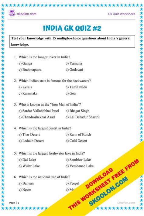 Indian Gk Questions With Answers Epub