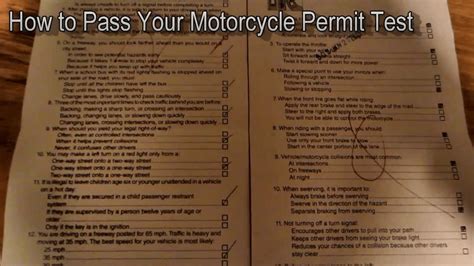 Indiana Motorcycle Written Test Answers Reader