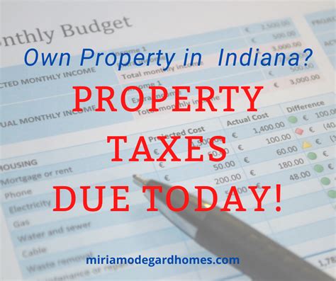 Indiana Property Tax Info You Can't Afford to Miss!