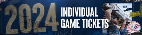 Individual Game Tickets