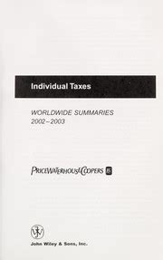 Individual taxes, 2004-2005 Worldwide Summaries Epub