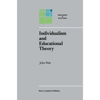 Individualism and Educational Theory Epub