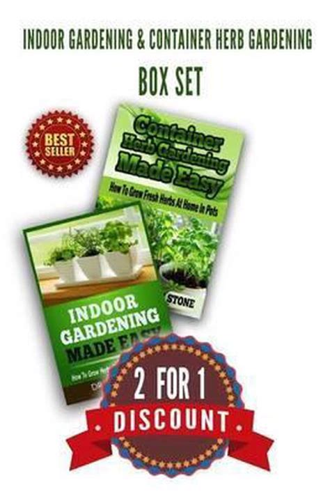 Indoor Gardening and Container Herb Gardening Box Set 2 For 1 Discount Square Foot Homesteading Reader