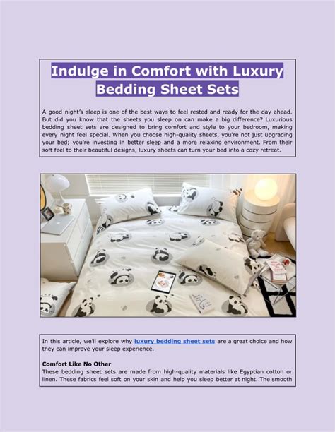 Indulge in Comfort: