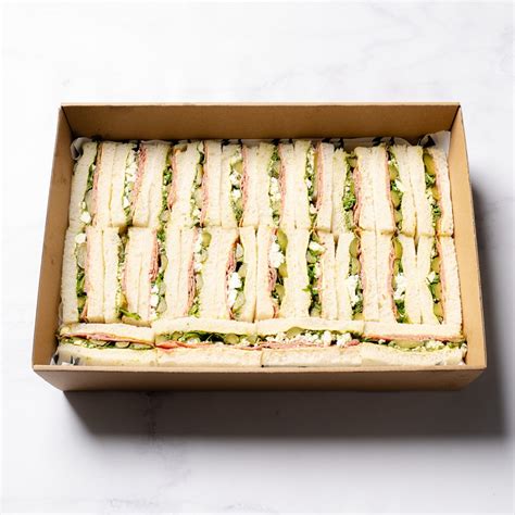 Indulge in a Panoramic Selection of Finger Sandwiches: