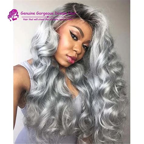 Indulge in a Silver Symphony: Transform Your Look with Exquisite Grey Lace Front Human Hair Wigs