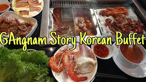 Indulge in a symphony of flavors with Gangnam Story's enticing buffet spread.