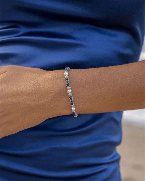 Indulge in the Allure of the Celestial Lapis Stone Bracelet