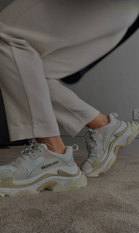 Indulge in the Epitome of Luxury: Explore Our Exquisite Cream Balenciaga Sneakers