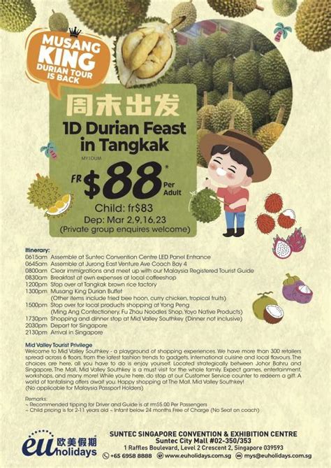 Indulge in the King of Fruits: Durian Buffets in Johor