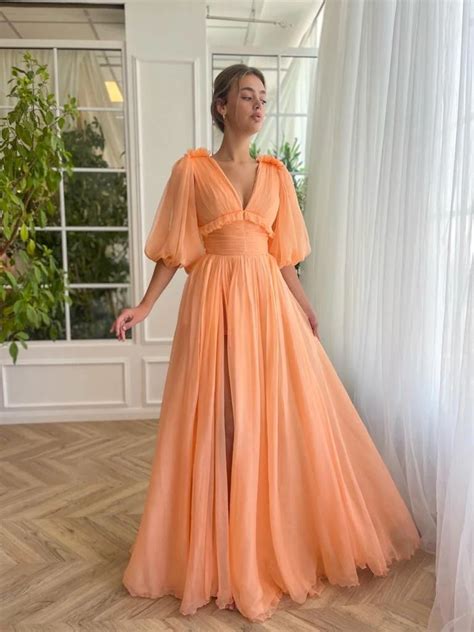 Indulge in the Sweet Sophistication of Apricot Dresses: A Guide to the Perfect Hue