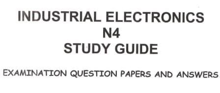 Industrial Electronics N4 Past Exam Papers Ebook Kindle Editon