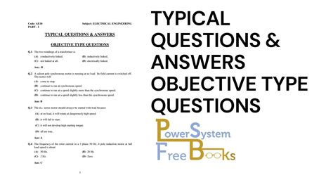 Industrial Electronics Objective Type Question And Answers Epub