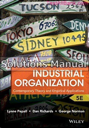 Industrial Organization Pepall Solutions Manual Ebook Epub
