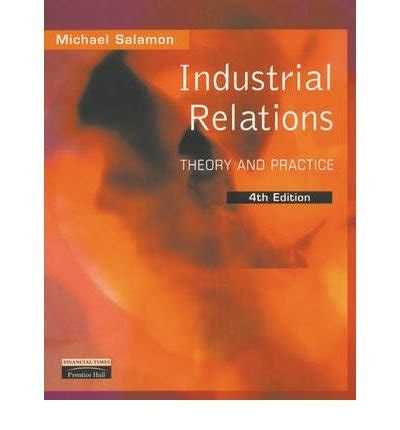 Industrial Relations Michael Salamon Ebook Doc