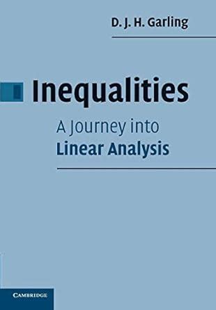 Inequalities A Journey into Linear Analysis Doc