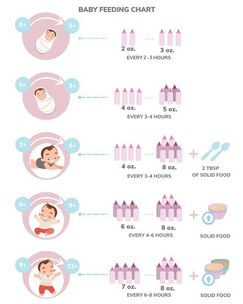 Infant Feeding Amount Chart