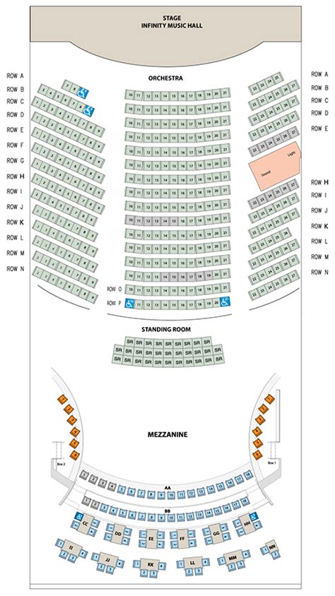 Infinity Hall Hartford Seating Chart