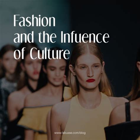 Influence on Fashion: