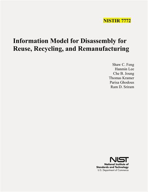 Information Model for Disassembly for Resue Doc