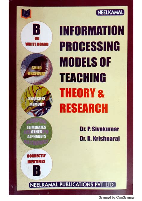 Information Processing Models of Teaching Theory and Research Epub