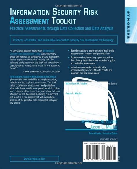 Information Security Risk Assessment Toolkit Practical Assessments Through Data Collection and Data PDF