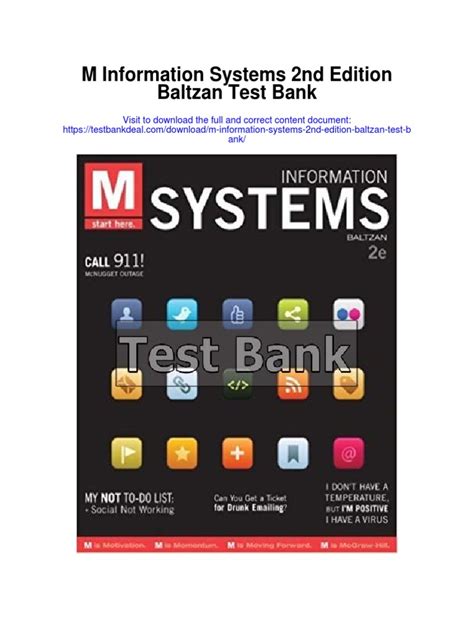 Information Systems 2nd Edition By Baltzan Ebook Kindle Editon