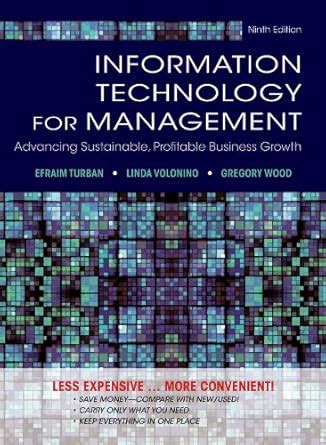 Information Technology Management Sustainable Profitable PDF