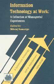 Information Technology at Work A Collection of Managerial Experiences : Proceedings of the National Epub