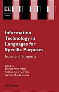 Information Technology in Languages for Specific Purposes Issues and Prospects 1st Edition Epub