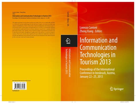 Information and Communication Technologies in Tourism Proceedings of the International Conference in Kindle Editon
