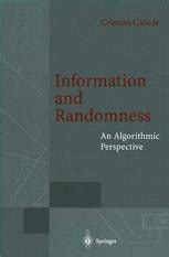 Information and Randomness An Algorithmic Perspective 2nd Edition Reader