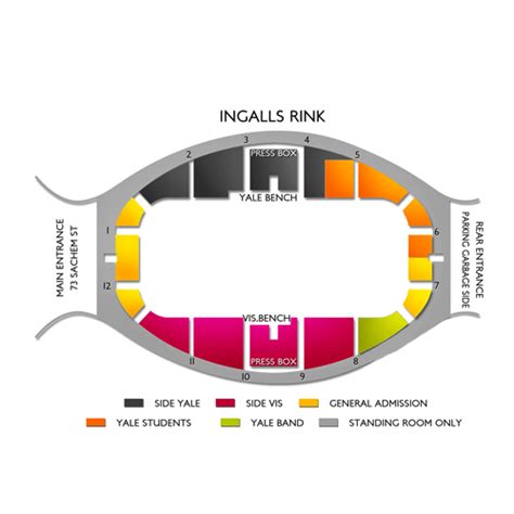 Ingalls Rink Seating Chart