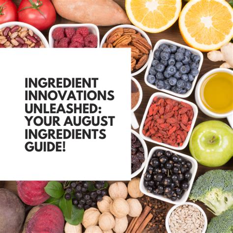 Ingredients Unleashed: