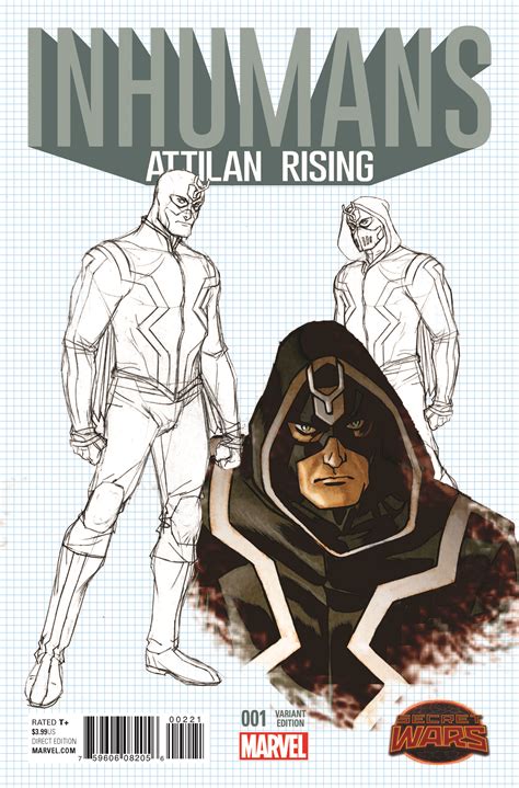 Inhumans Attilan Rising 2 Design Variant Kindle Editon