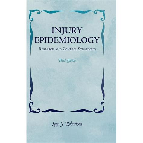 Injury Epidemiology PDF