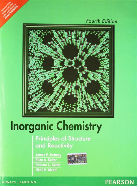 Inorganic Chemistry: Principles of Structure and Reactivity (4th Edition) Ebook PDF