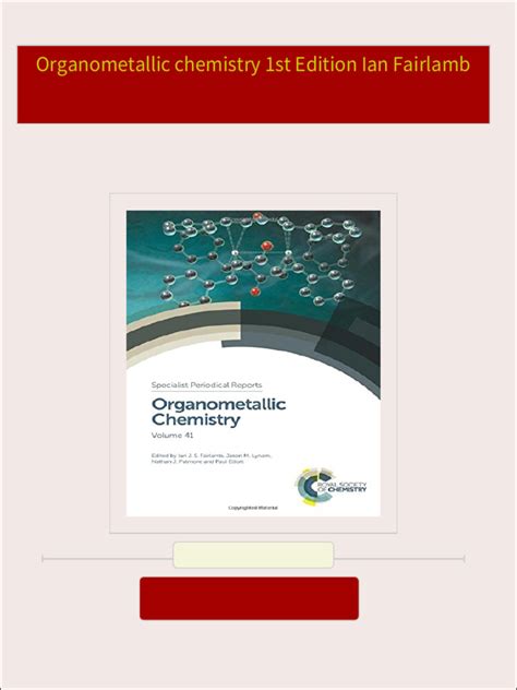 Inorganometallic Chemistry 1st Edition Doc