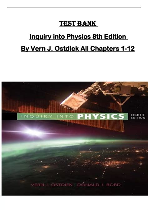 Inquiry Into Physics Answers Reader