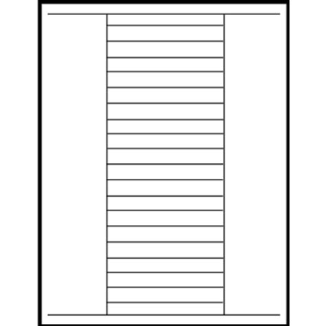 Inserts For Dividers 5 Tab Template