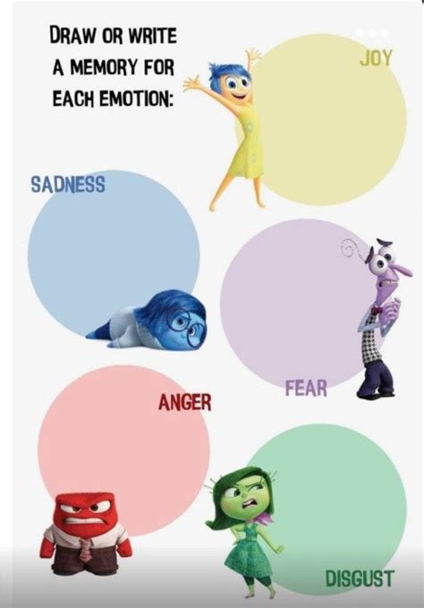 Inside Out Feelings Printables Free
