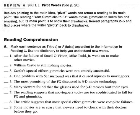 Inside Reading 4 Answer Key Unit 2 Reader