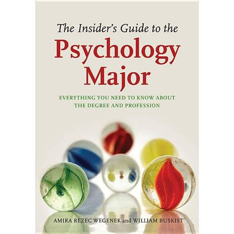 Insiders Guide to the Psychology Major Ebook PDF