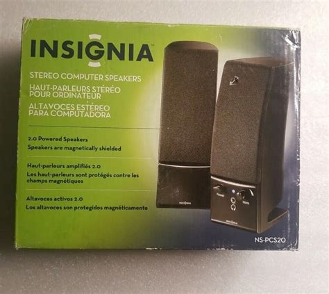 Insignia Computer Speaker System NS PCS40 Epub