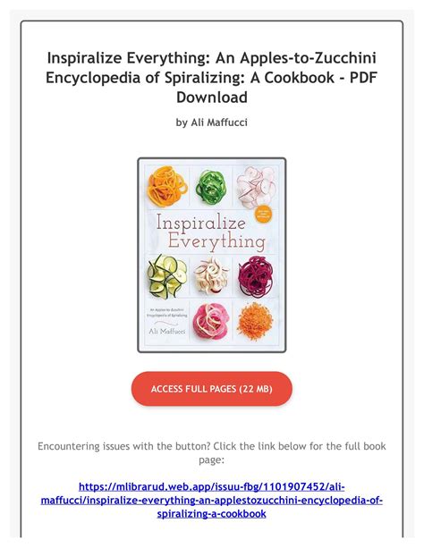 Inspiralize Everything Apples   Zucchini Encyclopedia Reader