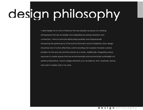 Inspiration and Design Philosophy