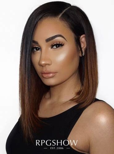 Inspired Ombre Bob Full Lace Human Hair Wig