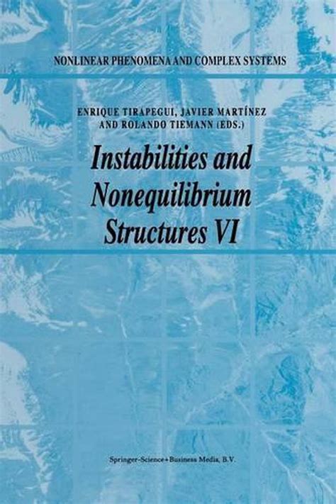 Instabilities and Nonequilibrium Structures III 1st Edition Epub