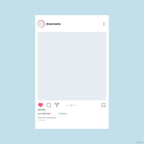 Instagram Border Template