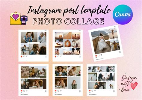 Instagram Post Collage Template